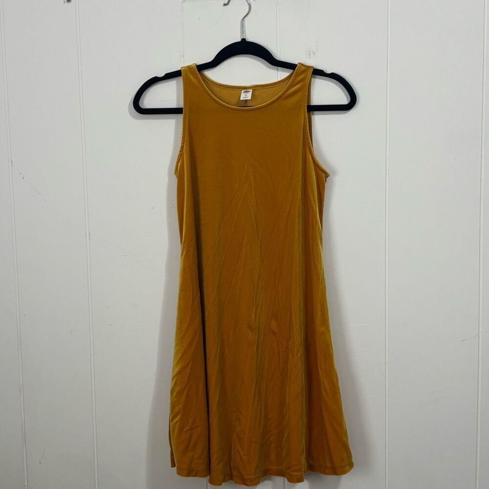 Old Navy Gold Velour Tank‎ Dress XS